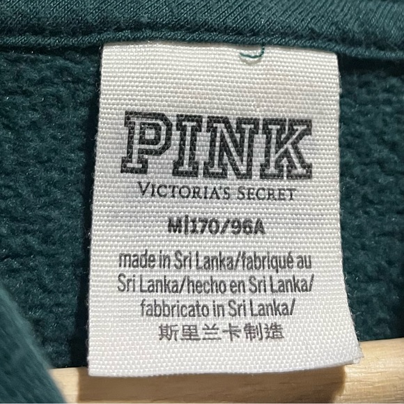 Pink VS Love Pink sweatshirt with hoodie and sequins - Picture 5 of 12